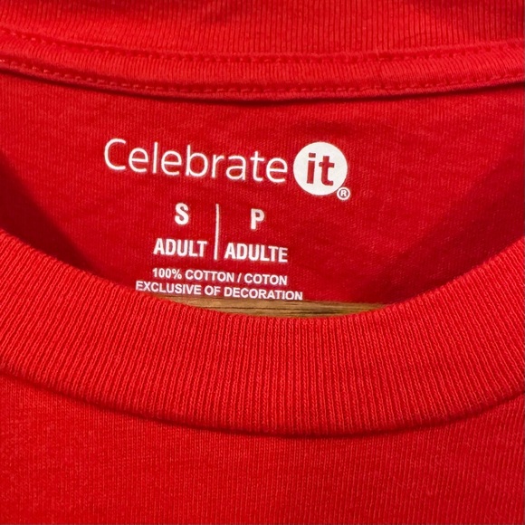 Celebrate It Red Christmas T-Shirt - Santa's Favorite - Picture 2 of 3